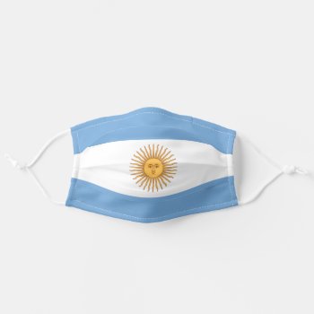 Argentina Flag Face Mask Cover by pdphoto at Zazzle