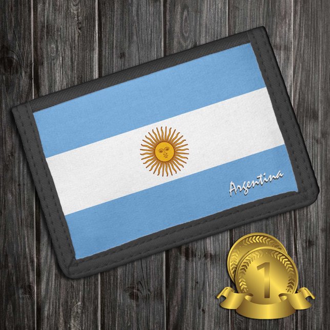 Argentina flag fashion, Argentina patriots /sports Trifold Wallet (Creator Uploaded)