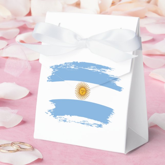Argentina flag favor boxes (Wedding)