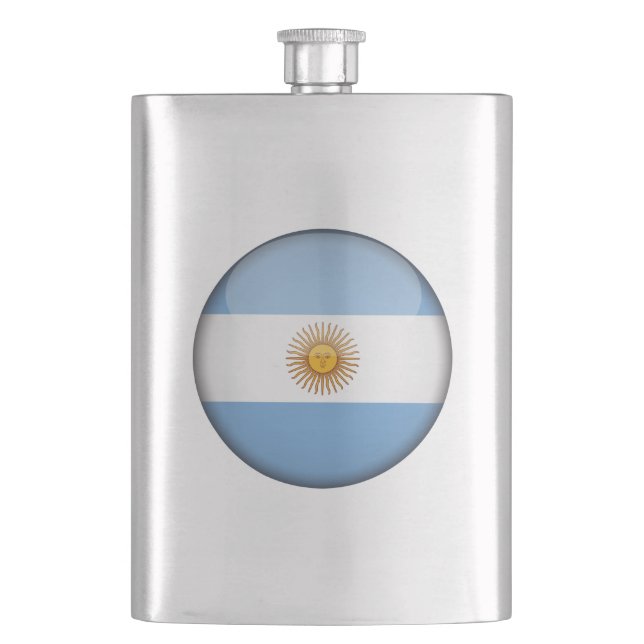 Argentina Flag Flask (Front)