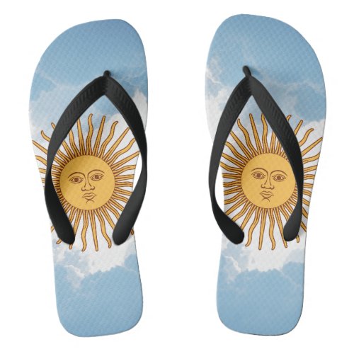 Argentina Flag Flip Flops