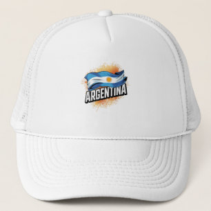 Argentina Flag Football Fan Shirt 2026 Trucker Hat