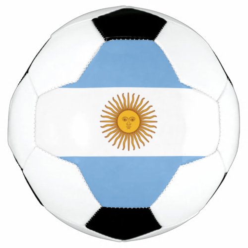 Argentina Flag Footballs Soccer Argentine Blue  So Soccer Ball