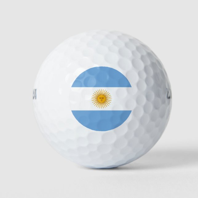 Argentina flag golf balls (Front)