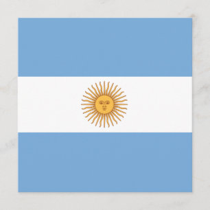 Argentina Flag Invitation