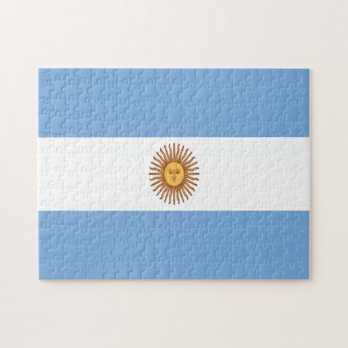Argentina Flag Jigsaw Puzzle