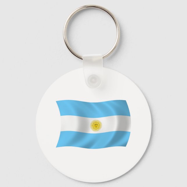 Argentina Flag Keychain (Front)