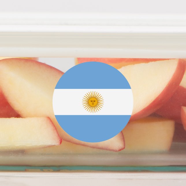 Argentina flag kids' labels (Affixed)