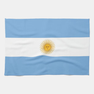 Argentina flag kitchen towel