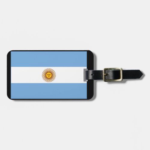 Argentina Flag Landscape Luggage Tag