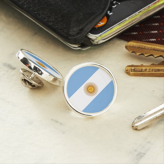 Argentina Flag Lapel Pin (In Situ)