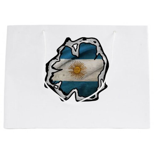 Argentina flag  large gift bag