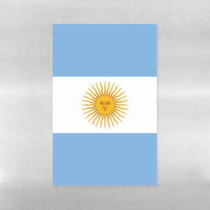 Argentina flag magnetic dry erase sheet
