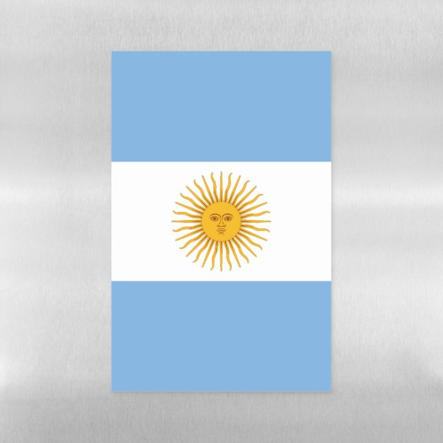 Argentina flag magnetic dry erase sheet (Vertical)