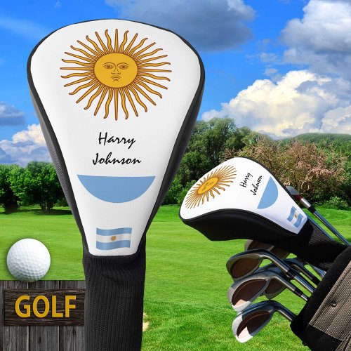 Argentina Flag  Monogrammed Golf Clubs Covers