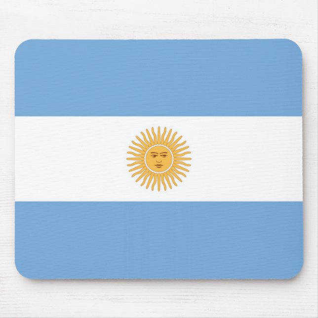 Argentina Flag Mouse Pad (Front)