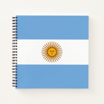 Argentina Flag Notebook
