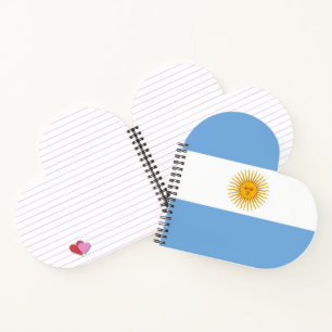 Argentina flag notebook