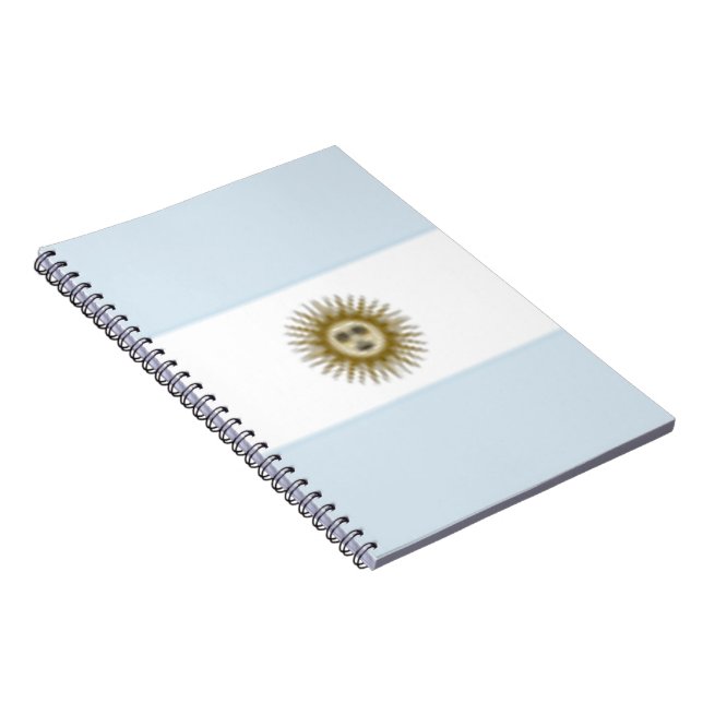 Argentina Flag Notebook (Right Side)