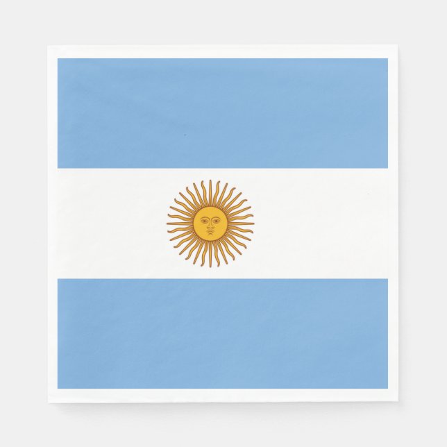 Argentina flag Paper Napkin (Front)
