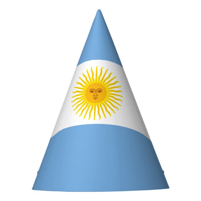 Argentina Flag Party Hat (Front)