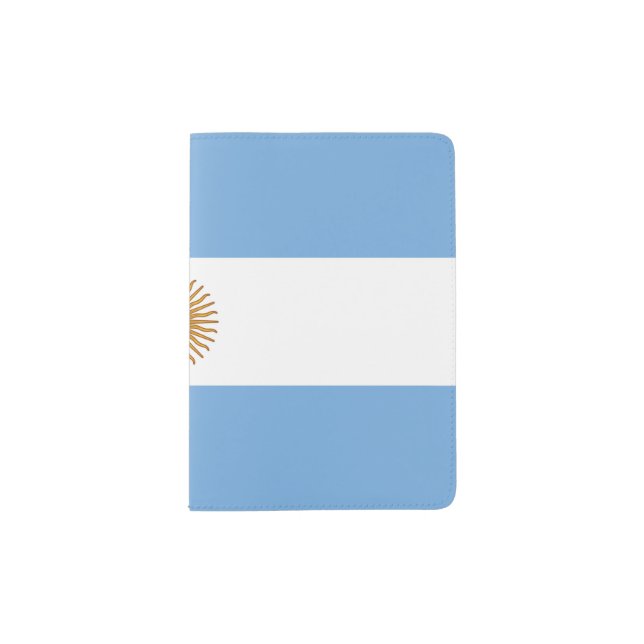 Argentina flag Passport Holder (Front)