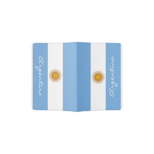 Argentina flag passport holder Argentine pride