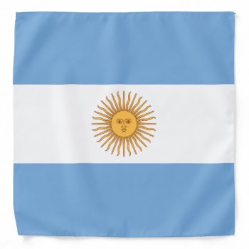 Argentina  Flag Pattern Bandana by pdphoto at Zazzle