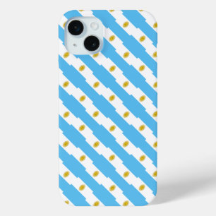 Argentina flag pattern iPhone 15 plus case