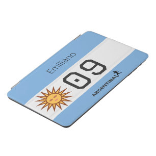 Argentina Flag: Personalized Name Number iPad Mini Cover