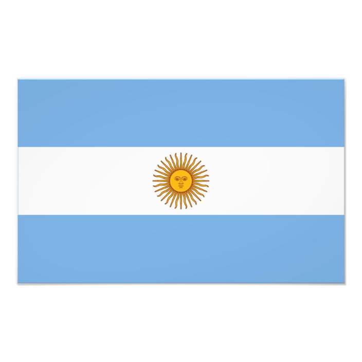 Argentina Flag Photo Print | Zazzle.com