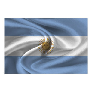 Argentina Flag Photo Print