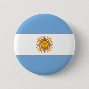 Argentina Flag Pinback Button