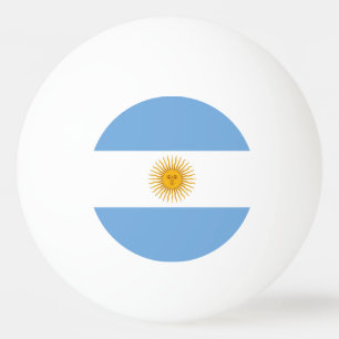 Argentina flag ping pong ball