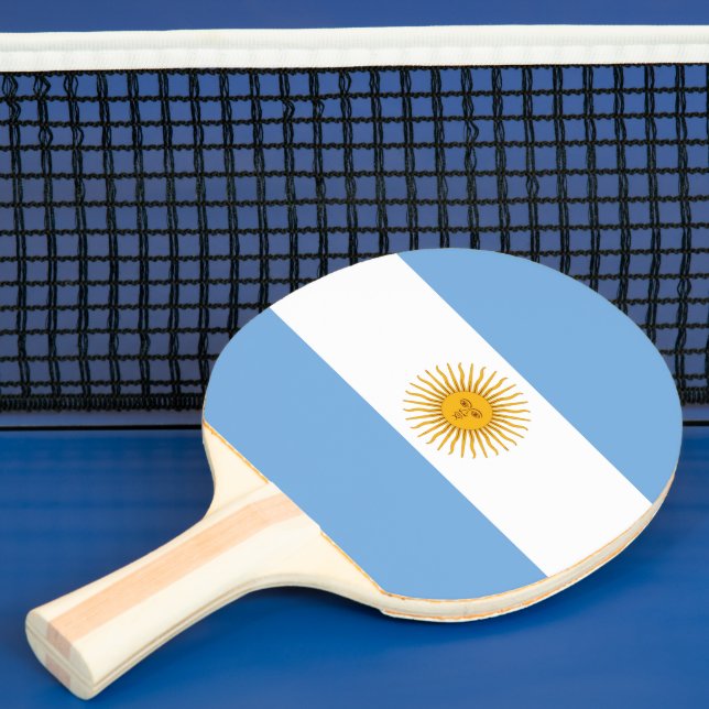 Argentina flag ping pong paddle (Insitu)