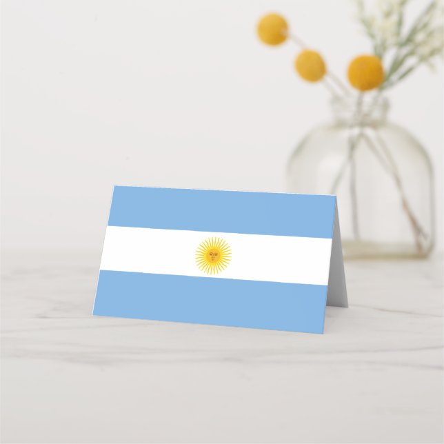 Argentina Flag Place Card (Front)