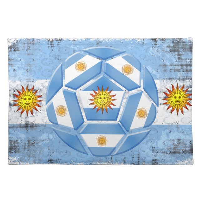 Argentina flag placemat (Front)