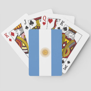 Argentina Flag Poker Cards