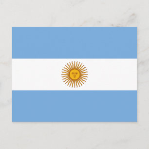 Argentina Flag Postcard