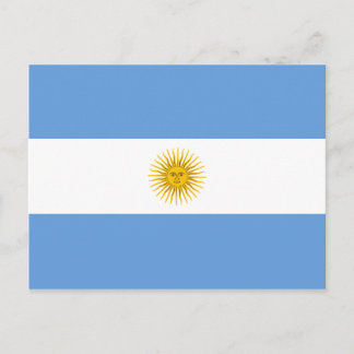 Argentina Flag Postcard