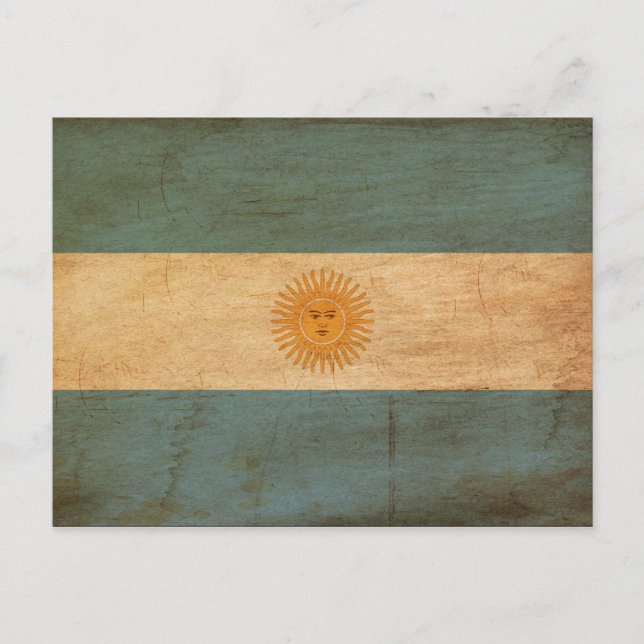 Argentina Flag Postcard (Front)