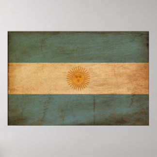 Argentina Flag Poster