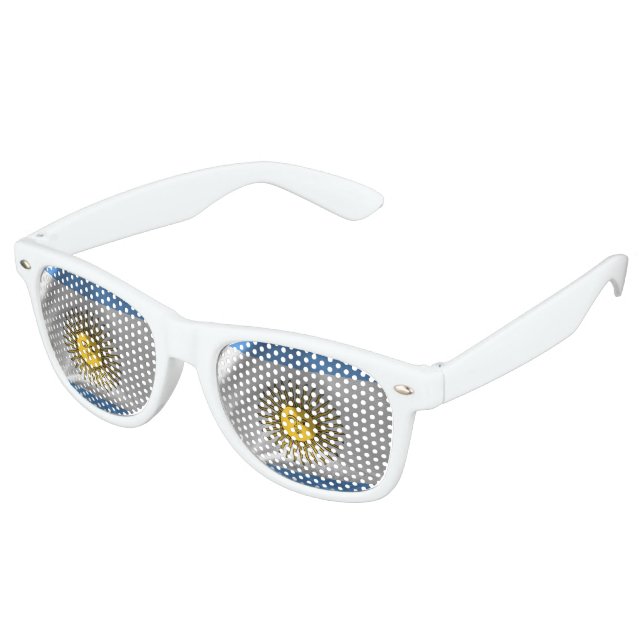Argentina flag retro sunglasses (Angled)