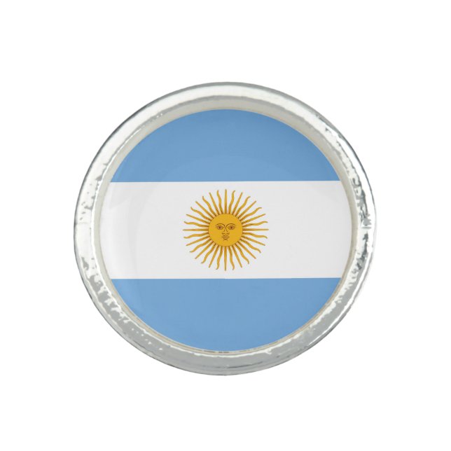 Argentina flag ring (Front)