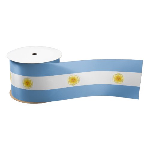 Argentina Flag Satin Ribbon