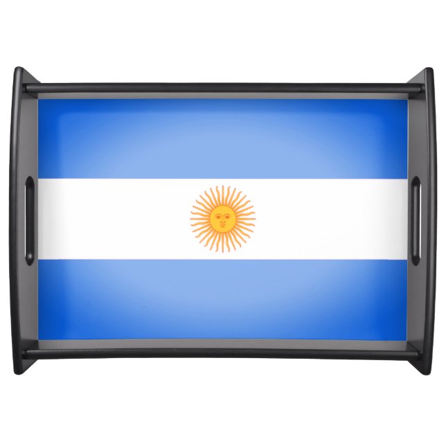 Argentina Flag Serving Tray (Front)