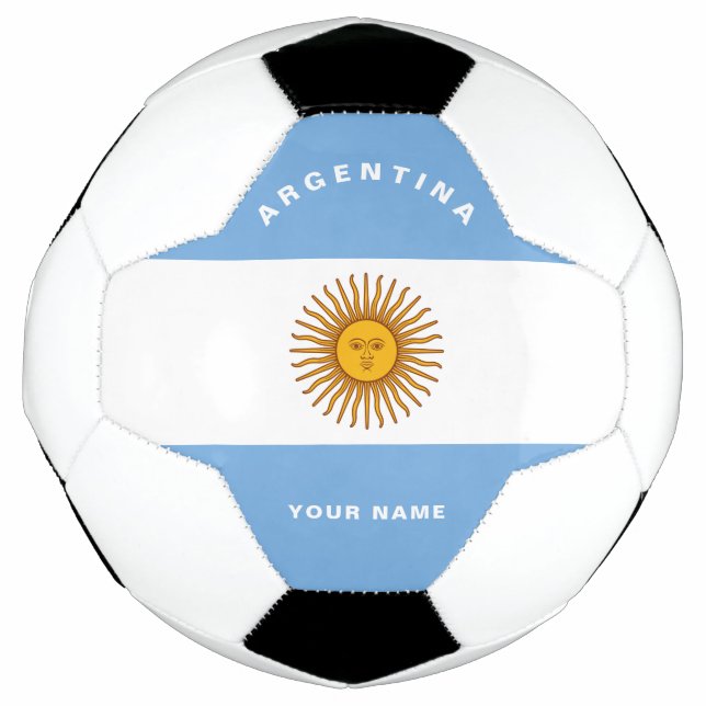 Argentina Flag Soccer Ball (Front)
