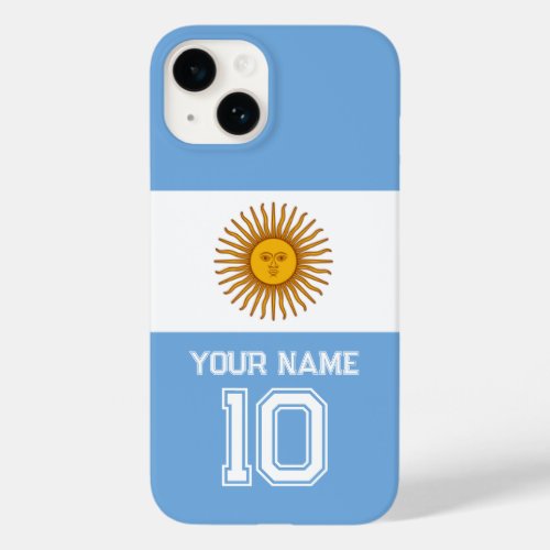 Argentina flag soccer fan Case_Mate iPhone 14 Case