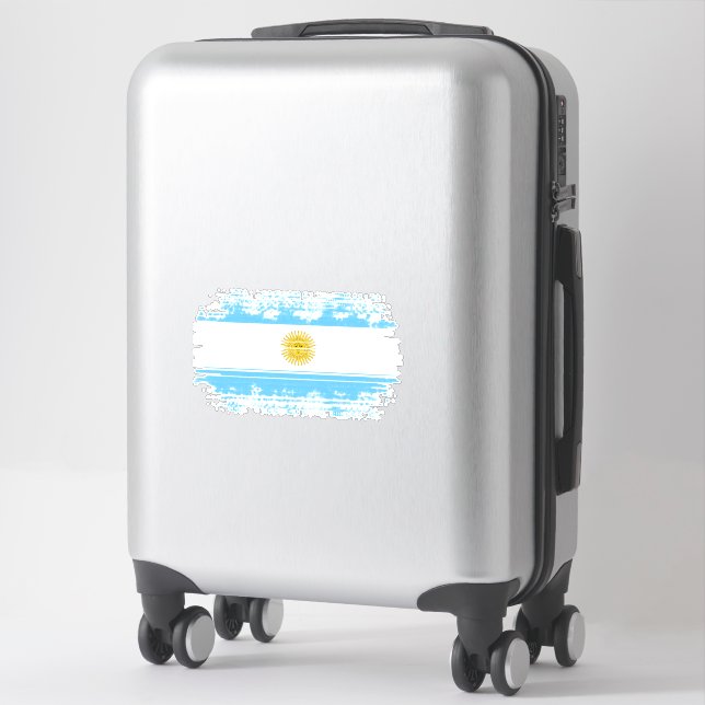Argentina flag sticker (Suitcase)