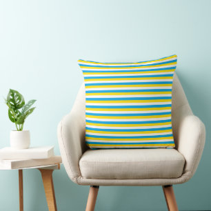 argentina flag stripes country symbol blue white y throw pillow